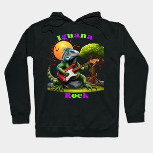 Rocking Reptiles Sunset Serenade Hoodie